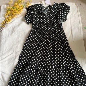 NWT Who What Wear for Target Polka Dot Maxi Dress